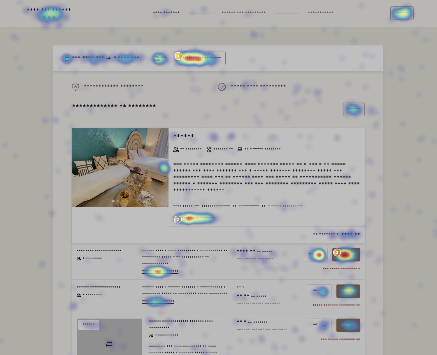 Microsoft Clarity, heatmap desktop